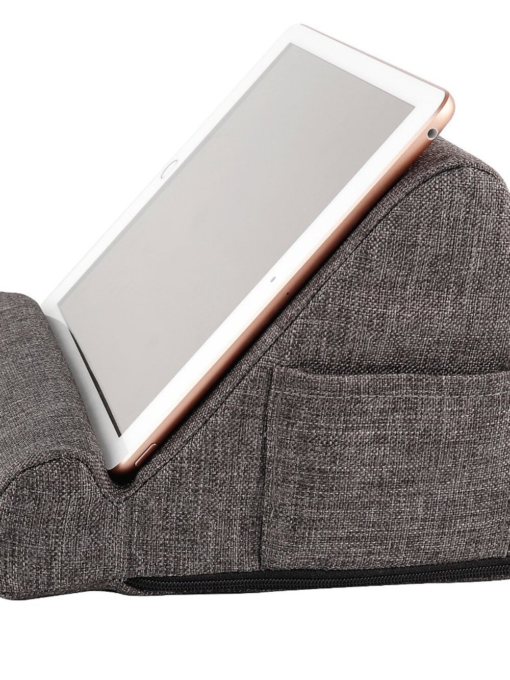 Dual-Angle Memory Foam Tablet Pillow w/Storage - NEW
